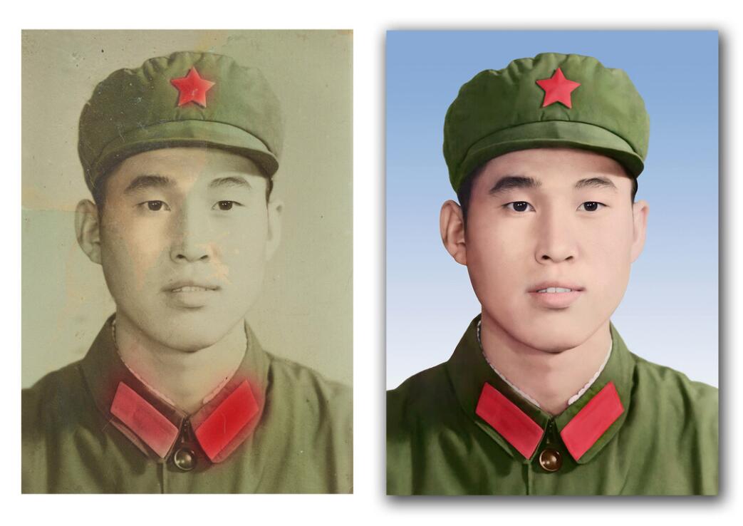 海棠湾镇破损照片修复-18